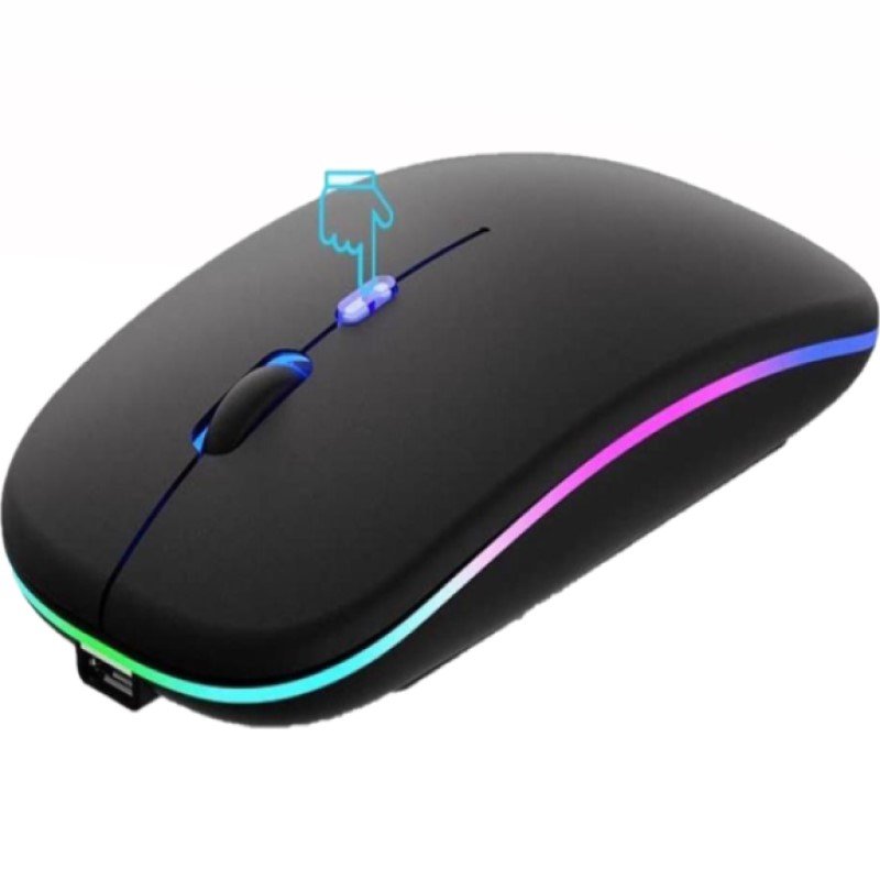  Mouse bluetooth dual rgb rainbow